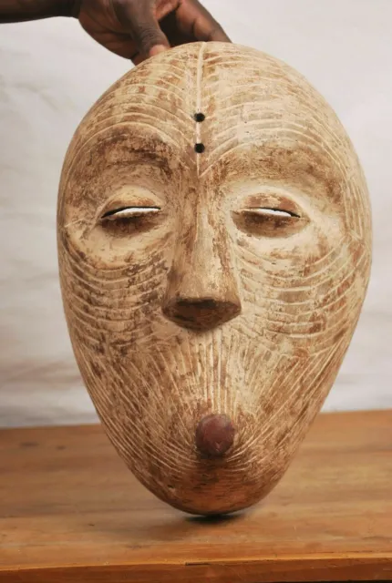 African tribal art,luba Mask from Democratic Republic of Congo