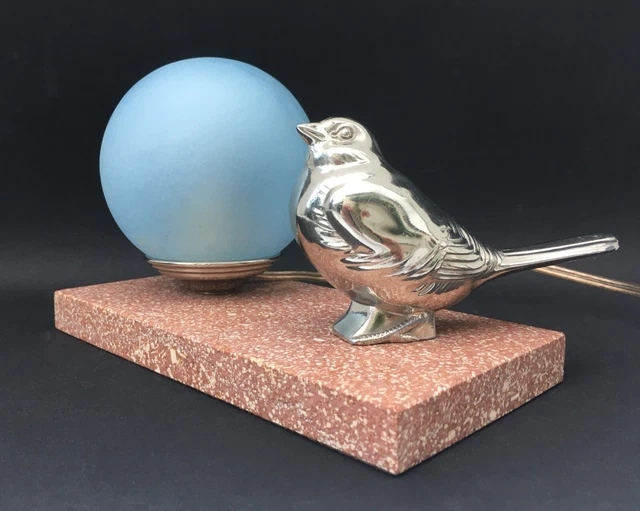 Paire de cigognes vintage en celluloïd : oiseaux japonais en