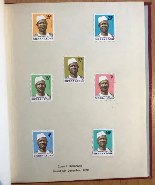 Sierra Leone: Ministerbuch zum 17. UPU-Kongress in Lausanne, 1974 3