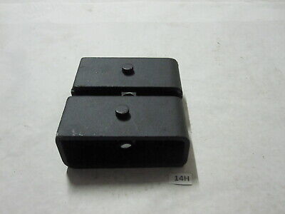2" Rear Leveling Kit Steel Blocks For 9/16" Axle Pin Hole  Tapered