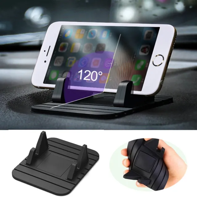 Car Dashboard Mat Rubber Mount Holder Pad Mobile Phone Stand Accessory Universal