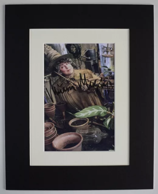 Miriam Margolyes Signed Autograph 10x8 photo display Harry Potter COA AFTAL