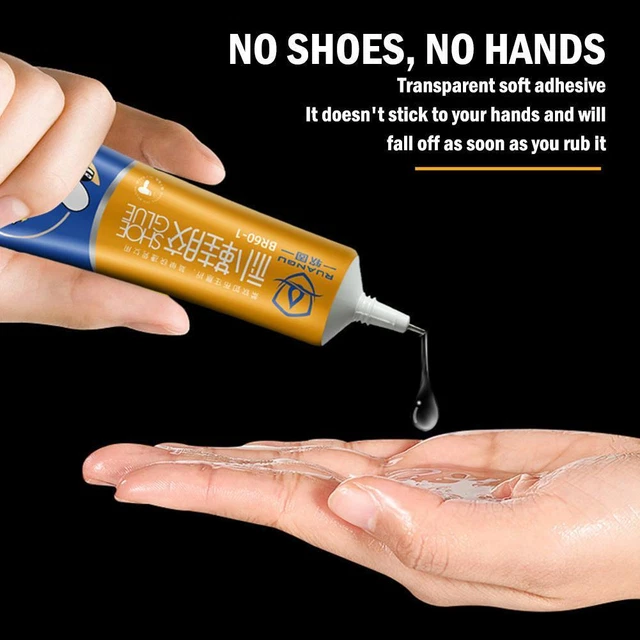 Shoe Adhesive Glue For Leather Vinyl Rubber Cork Canvas T Contact 10ML Grip X7N8