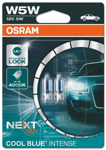 Osram W5W HALOGEN Cool Blue INTENSE Standlicht 2er Set 4000K