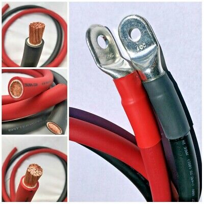 4/0 AWG 0000 Gauge Copper Battery Cable Power Wire Auto-Marine-Inverter-RV-Solar