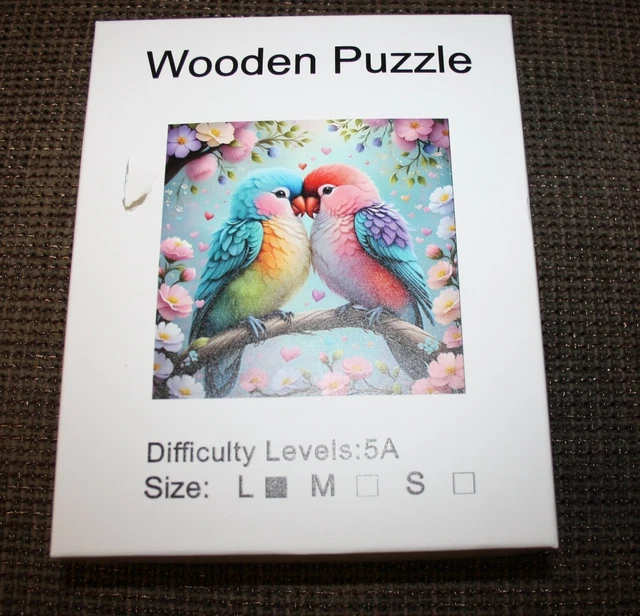 Holzpuzzle Eule 200 Teile - 30x30cm Tierpuzzle Für Erwachsene