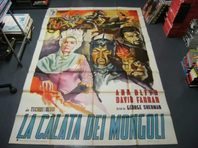 La Calata Dei Mongoli Manifesto Originale 4 Fogli