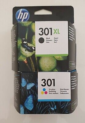 Kit Cartucce HP 301 colore e 301XL nuove ed Originali