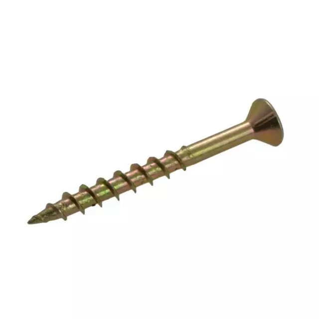 Huge range of Countersunk Ribbed Chipboard Timber Screws 3