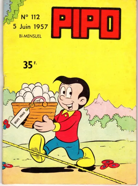 Pipo Numero 112 Lug 1957 Tres Rare Tbe