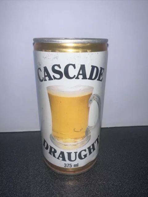 Cascade Draught - 12.68 - Pull Tab - Tin - Steel Beer Can - Fl Oz - Hobart