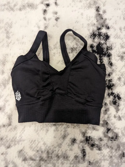 FREE PEOPLE FP movement Resilience Bra - black - extra small £3.00 -  PicClick UK