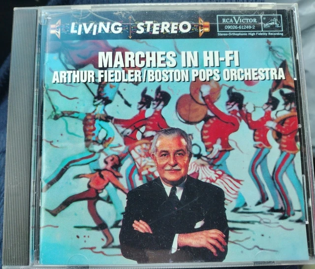 MARCHES IN HI FI  Boston Pops  Arthur Fiedler RCA 1993 Music CD
