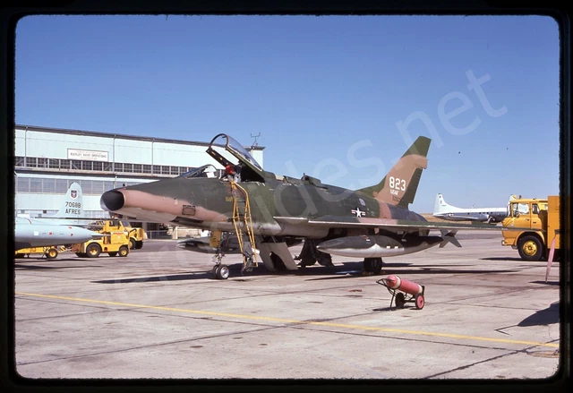 USAF North American F-100D 55-2823 Sep 74 Kodachrome Slide/Dia