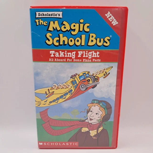 SCHOLASTIC THE MAGIC School Bus Takes Flight VHS Tape 1997 (Red ...