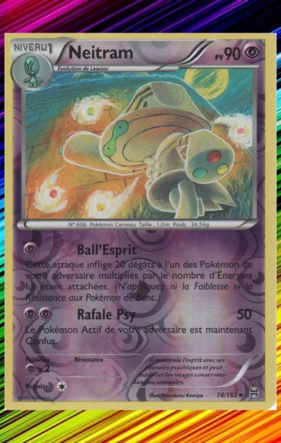 Neitram Reverse - XY8:Impulsion Turbo - 74/162 - Carte Pokemon Neuve Française