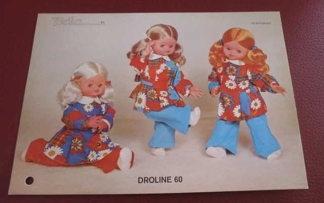 Fiche technique de poupées Droline 60 de BELLA