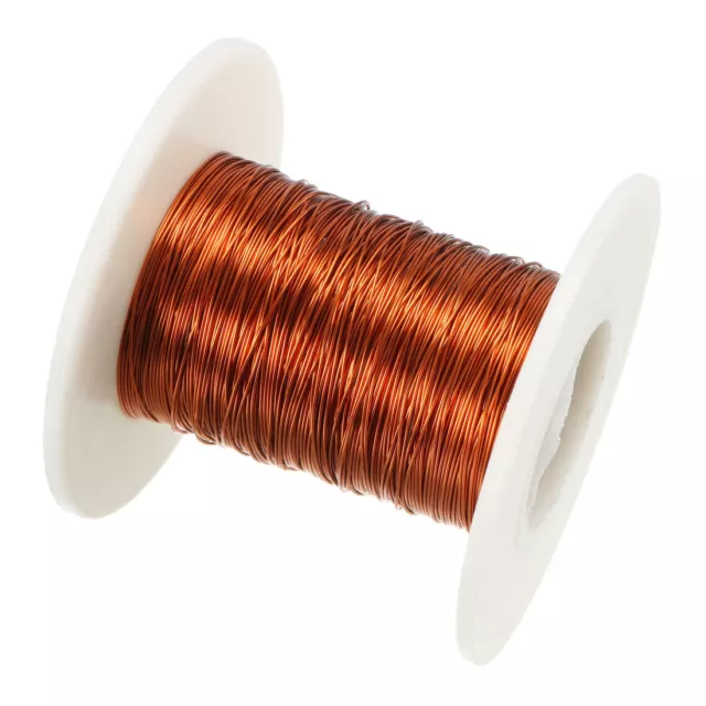 0.31mm Dia Magnet Wire Enameled Copper Wire Winding Coil 65.6' Length