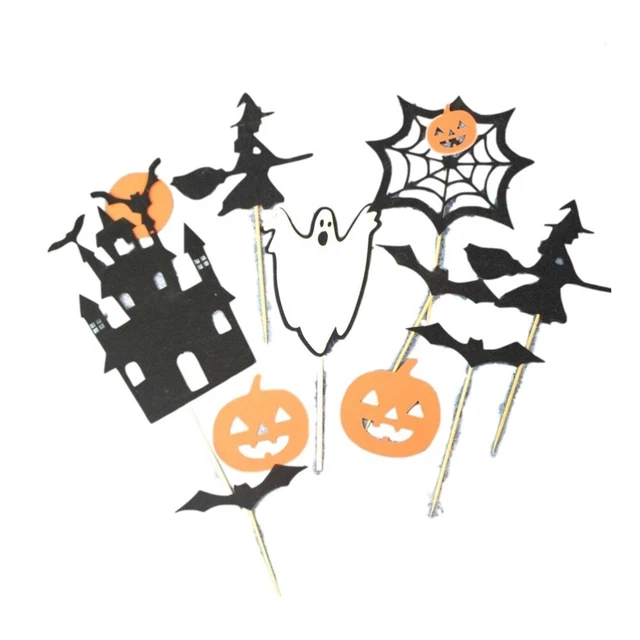 23 pz decorazione torta Halloween decorazione torta scheda introduzione