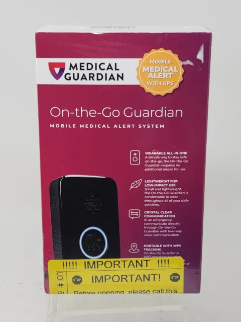 Botón de alarma y pánico portátil Medical Guardian sobre la marcha para personas mayores - 24/7