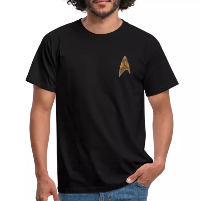 Star Trek Delta Abzeichen Uniform Goldmuster Männer T-Shirt