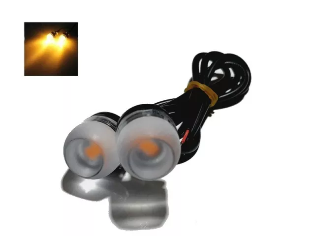 Ampoules Led Mini Opaque pour clignotants motos scooters quads universel 12v