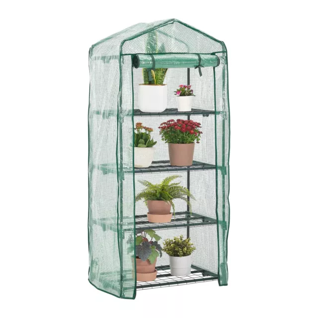 Gewächshaus 70x70x80cm - PVC Mit Belüftung Für Pflanzen