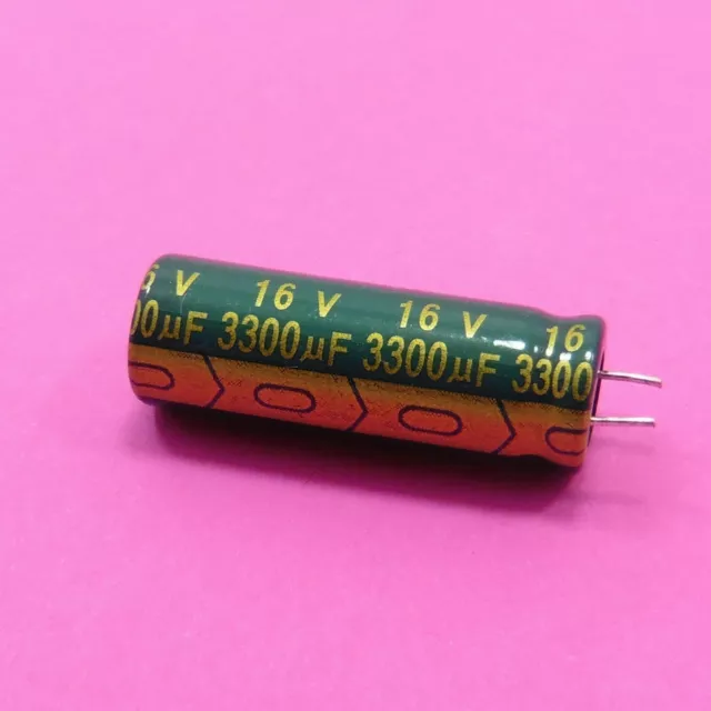 Radial Electrolytic Capacitor Value 3300uF 16V