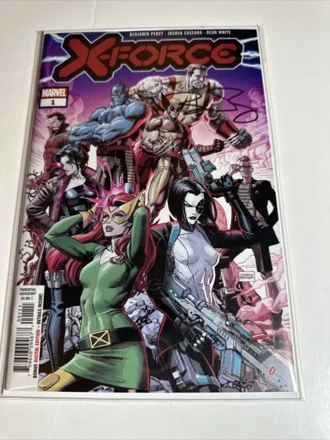 X-Force #1 (2019) Signed by Benjamin Percy NM Marvel Comics