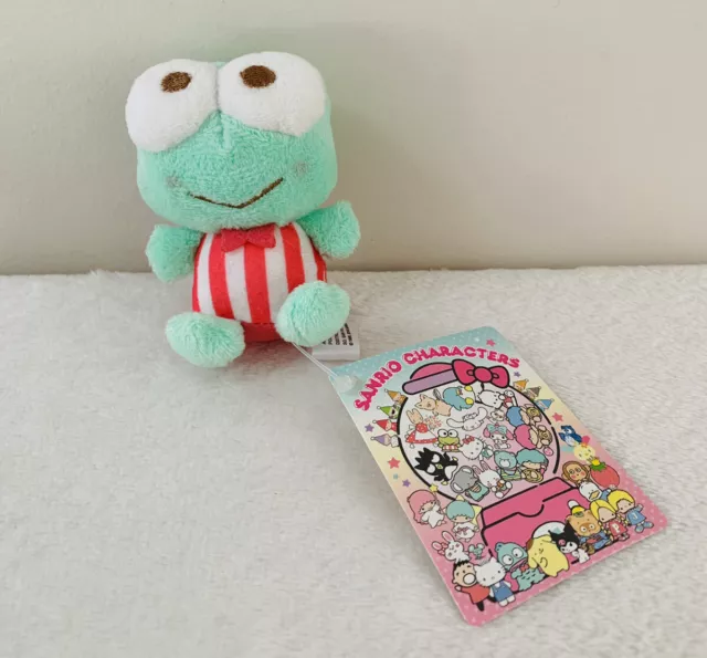 Vintage Sanrio Keroppi Girl Beanie Plush Soft Toy Doll 5.5 / Kawaii Cute  Frog Mascot Hello Kitty Family -  Denmark