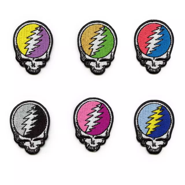 Grateful Dead Small Six Pack Patch Classic Rock Band Embroidered Iron On