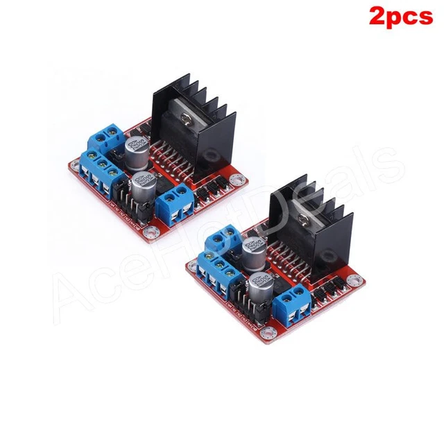 2PCS Dual H Bridge DC Stepper Motor Drive Controller Board Module Arduino L298N