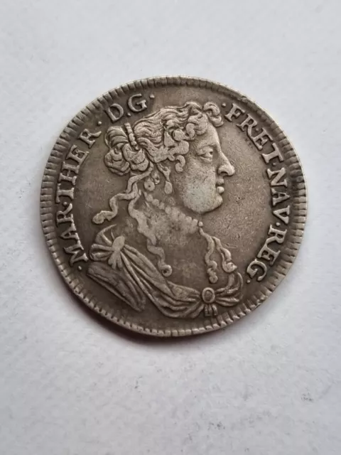 #609 Marie Thérèse ďAutriche - Jeton argent 1574