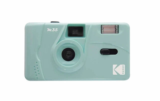 Cámara de película Kodak M35 Mint Green imagen pequeña analógica