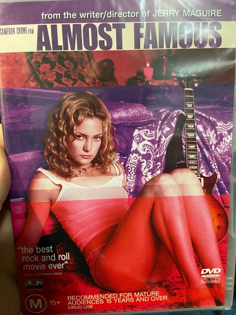 Almost Famous NEW/sealed region 4 DVD (2000 Kate Hudson music drama movie)