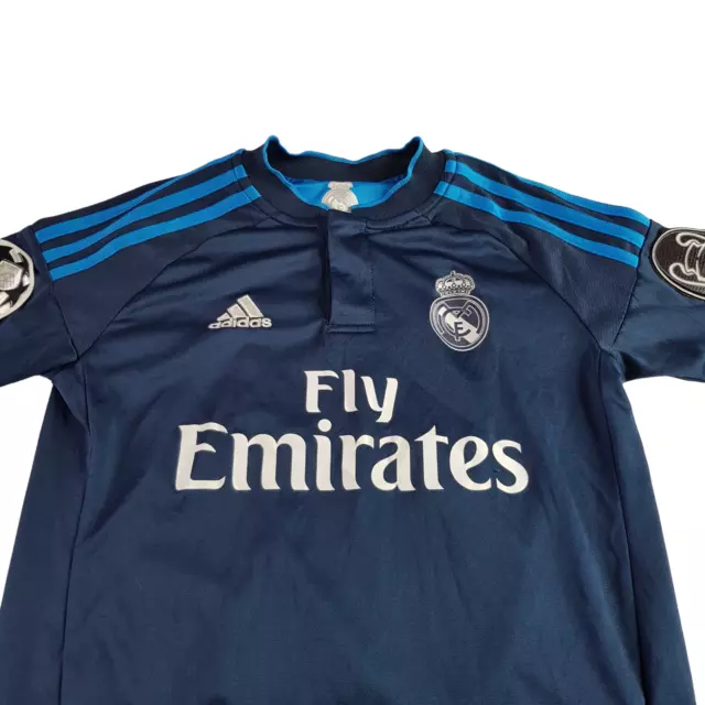 Adidas Real Madrid FC James Rodriguez #10 Football Soccer Jersey 2015 Kids 9-10Y 2