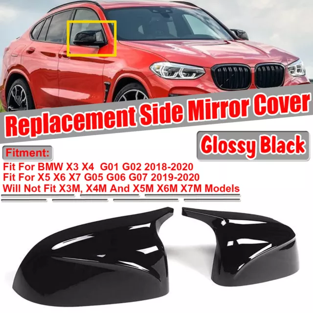 Coques de Rétroviseurs M-Sport Pour BMW X3 X4 G01 G02 , X5 X6 X7 G05 G06 G07