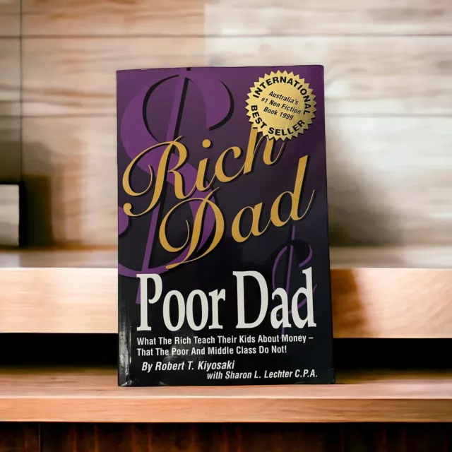 Rich Dad Poor Dad by Robert Kiyosaki Paperback Book Money Finance Self Help