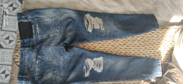 Tres Beau Et Authentique Jeans Philipp Plein 38 Tbe