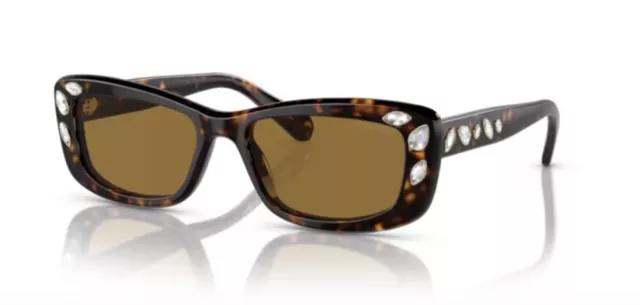 Swarovski Sunglasses Woman 6008 54 100273 Havana Dark/Bronze