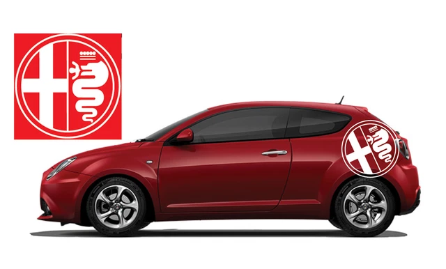 Adesivo Tetto Alfa Romeo Racing | Per Giulietta, 147, Mito | Bianco, Codice BR-BODYWH00020 - Foto 13