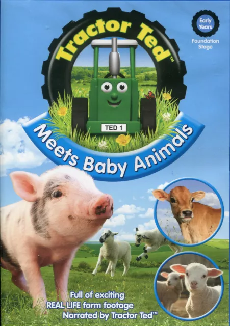 Tractor Ted - Meets Baby Animals Children's DVD Farming with bonus clips
