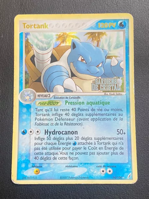Carte Pokemon Fr Ex Gardiens De Cristal - Tortank 14/100 Holo Reverse - Be