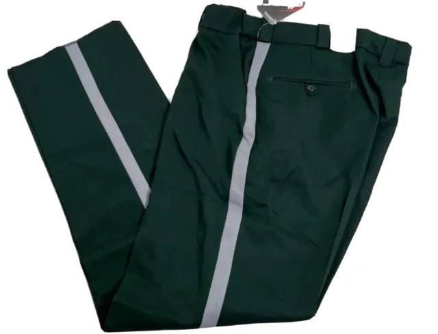 Elbeco E8905R, Trouser, 34 X 36 Unhemed, Spruce Green W/Grey Stripe, Uniform