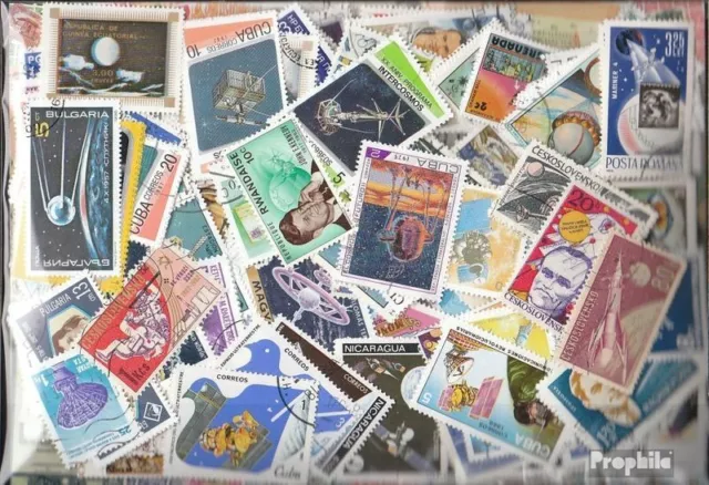 Briefmarken Motive Raumfahrt 1.000 verschiedene Weltraum + Raketen Marken