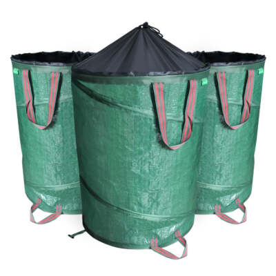 Fiskars Fiskars Ergo Pop-Up Sac de Jardin 73 L Condition Grünschnitt Porter Ø 40x46cm 