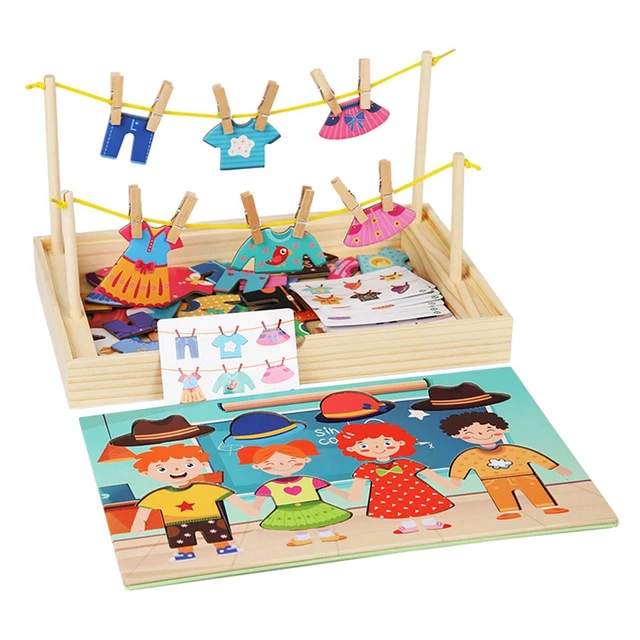 Puzzle Enfant 3 4 Ans - 6 en 1 Puzzles en Bois personnalisé avec Boîte Puzzle Enfant 3 4 Ans - 6 en 1 Puzzles en Bois personnalisé avec Boîte