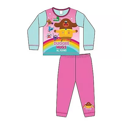 Girls Hey Duggee Hug Rainbow Long Pyjamas Set 18-24 Months 2-3 3-4 4-5 years