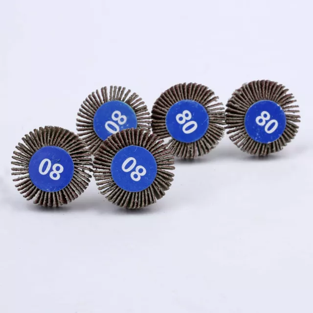 5Pcs 80 Grit Abrasive Wheel Disc Grinding Sanding Sandpaper Grinder Rotary Tool