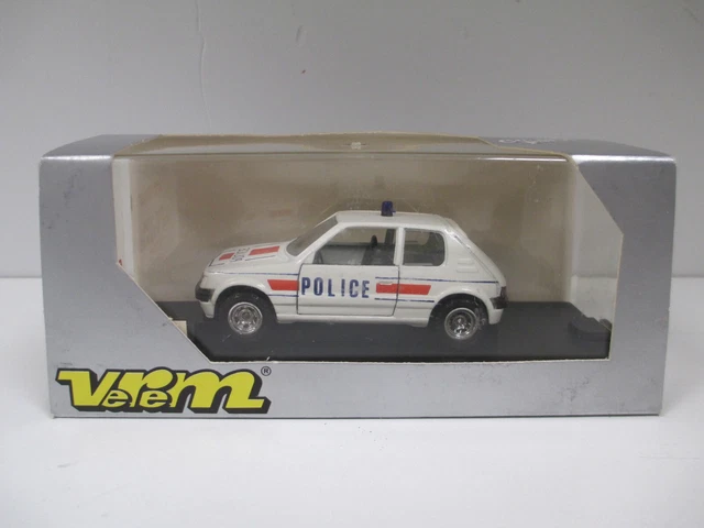PEUGEOT 205 GTI POLICE par VEREM SOLIDO REF 221 au 1/43
